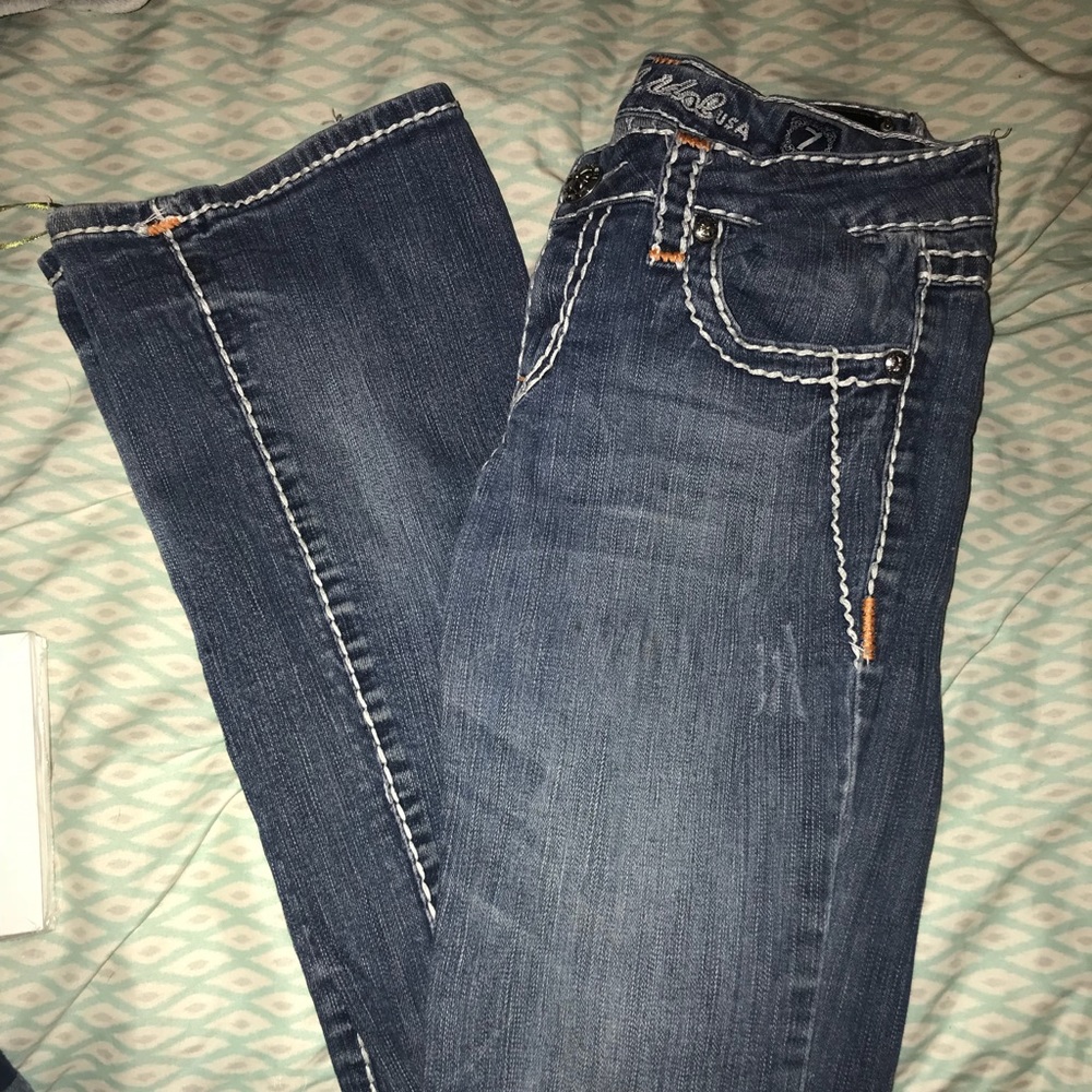LA Idol USA size 7 boot cut jeans